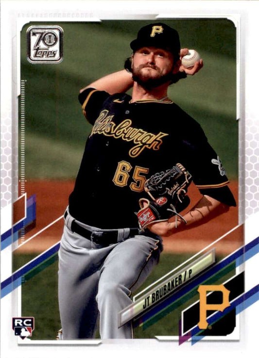 2021 Topps Baseball  #560 JT Brubaker  RC Rookie Pittsburgh Pirates  Image 1