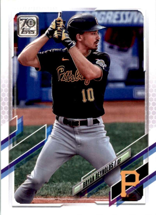 2021 Topps Baseball  #564 Bryan Reynolds  Pittsburgh Pirates  Image 1