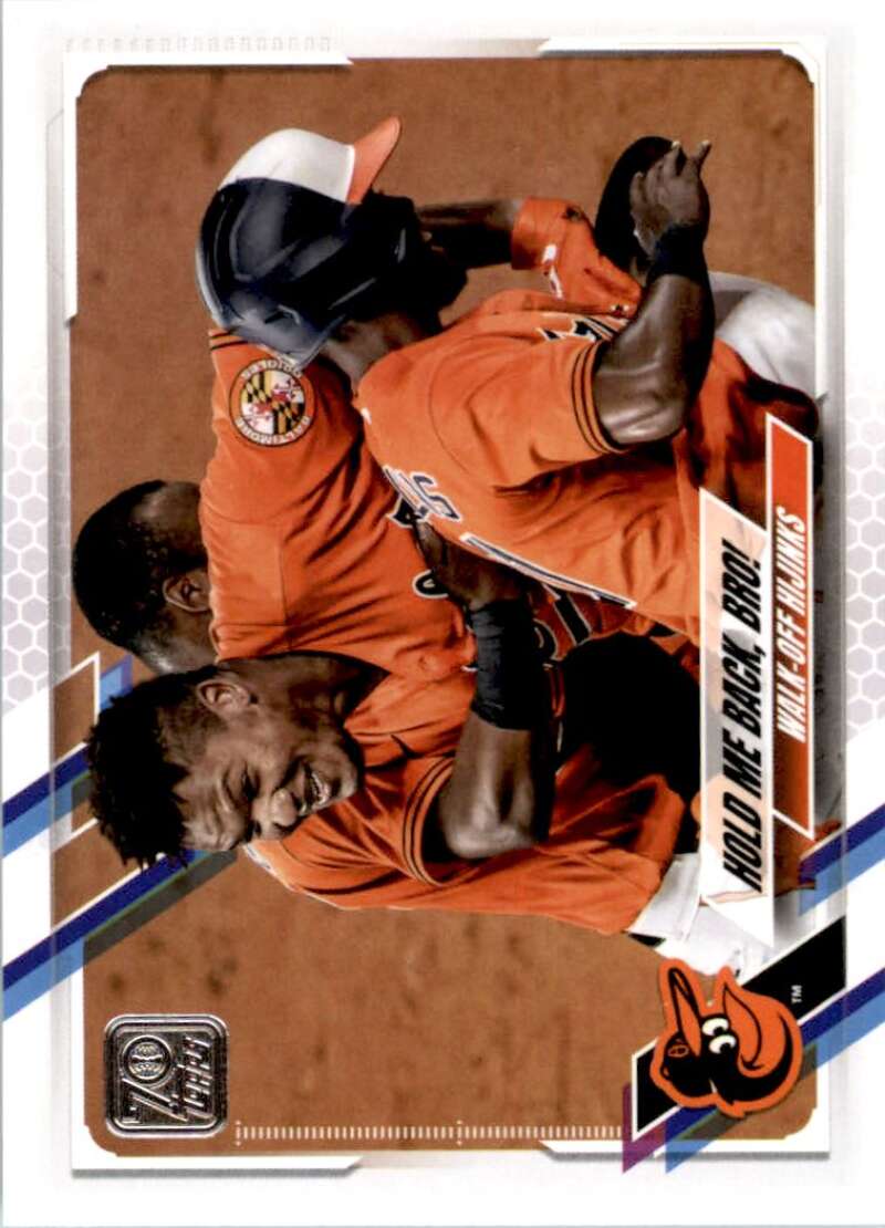 2021 Topps Baseball  #578 Hold Me Back, Bro!  Baltimore Orioles  Image 1