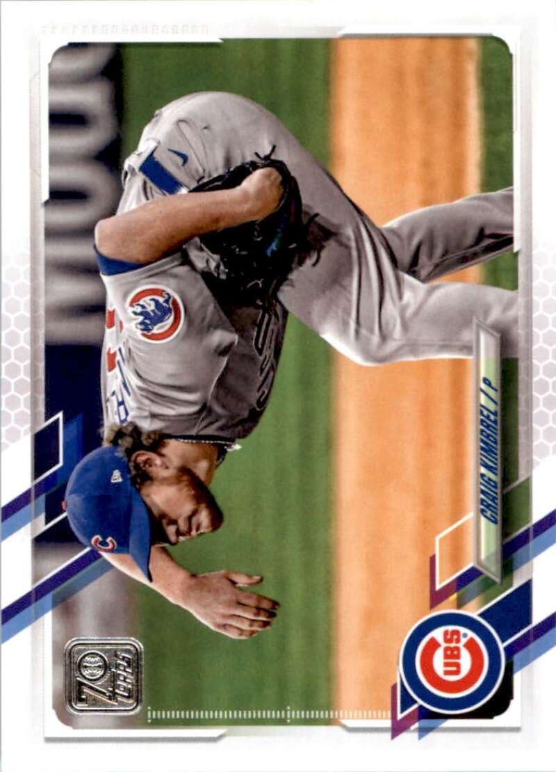 2021 Topps Baseball  #579 Craig Kimbrel  Chicago Cubs  Image 1