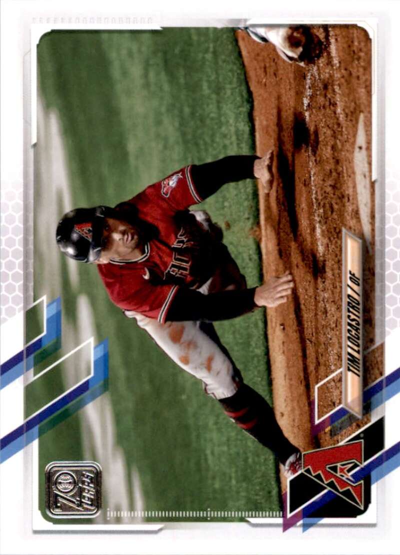 2021 Topps Baseball  #585 Tim Locastro  Arizona Diamondbacks  Image 1