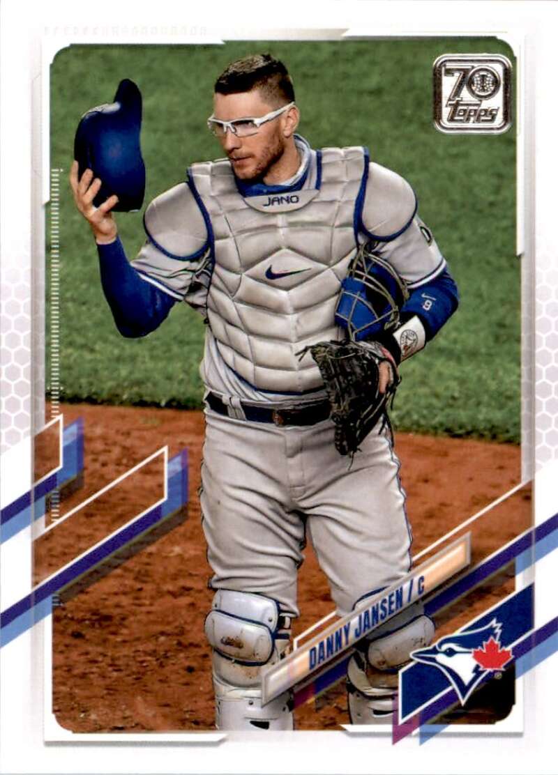 2021 Topps Baseball  #597 Danny Jansen  Toronto Blue Jays  Image 1