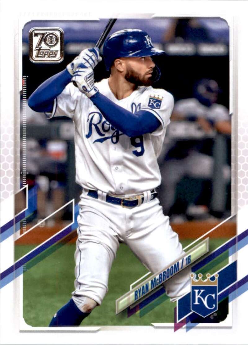 2021 Topps Baseball  #606 Ryan McBroom  Kansas City Royals  Image 1