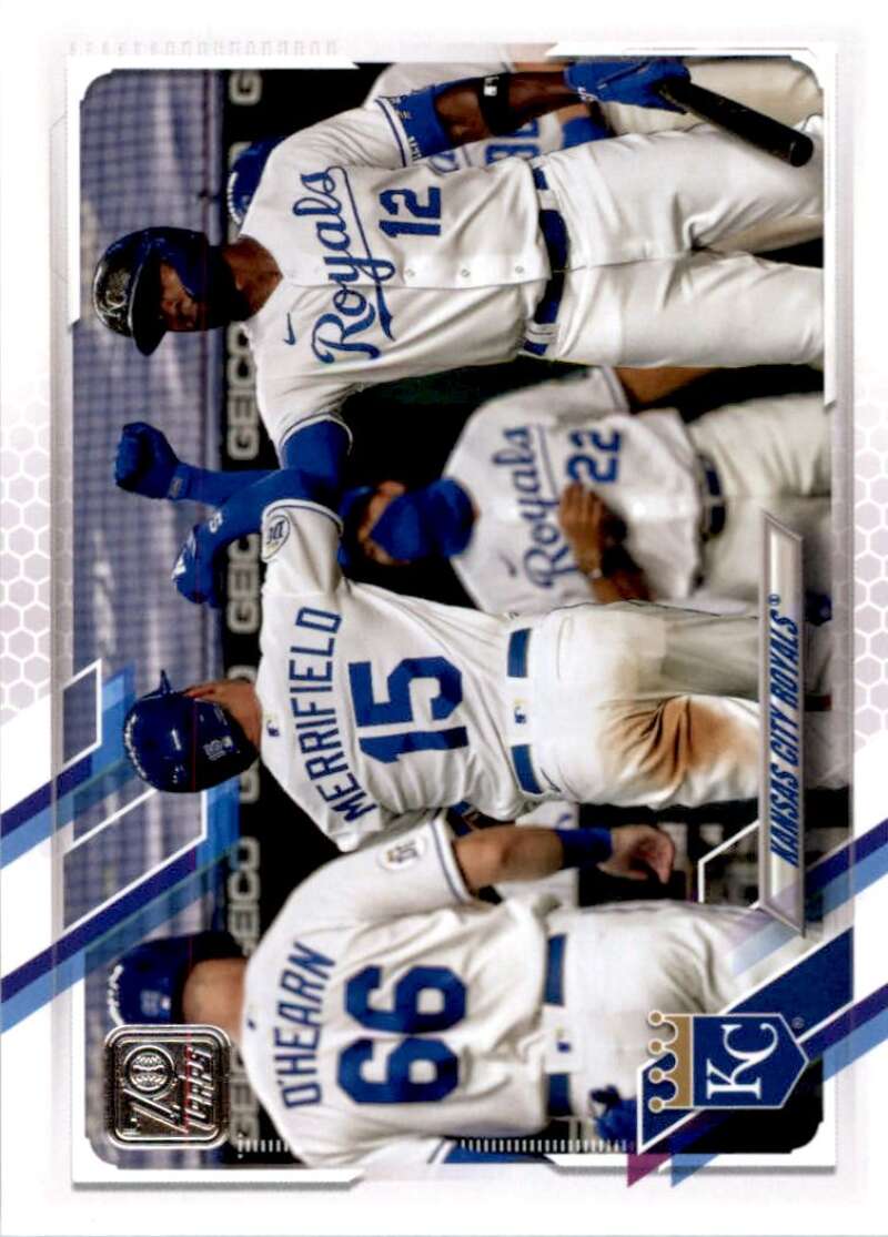 2021 Topps Baseball  #608 Kansas City Royals   Image 1