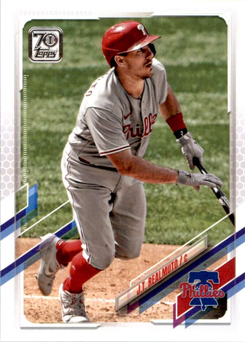 2021 Topps Baseball  #611 J.T. Realmuto  Philadelphia Phillies  Image 1