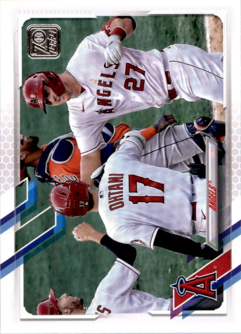 2021 Topps Baseball  #621 Los Angeles Angels   Image 1