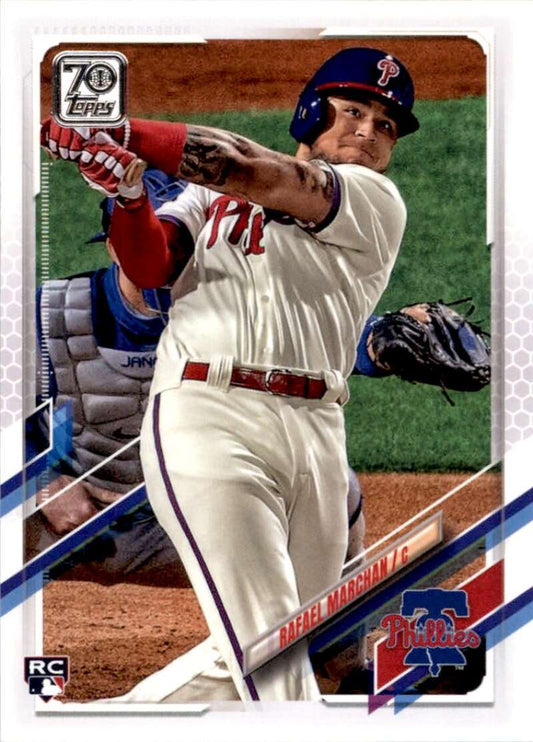 2021 Topps Baseball  #622 Rafael Marchan  RC Rookie Philadelphia Phillies  Image 1