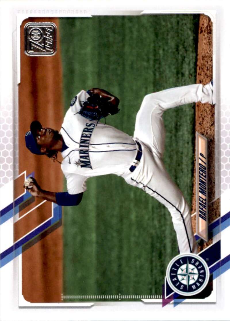 2021 Topps Baseball  #637 Rafael Montero  Seattle Mariners  Image 1