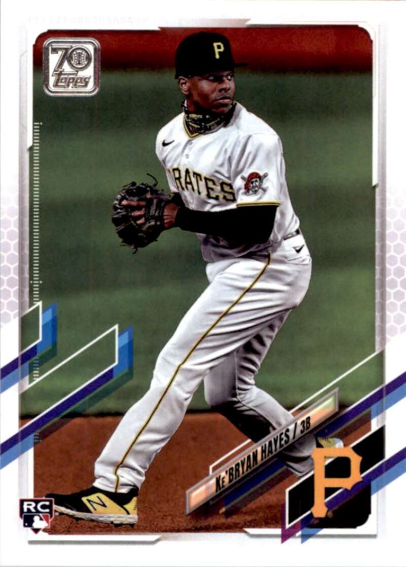 2021 Topps Baseball  #644 Ke'Bryan Hayes  RC Rookie Pittsburgh Pirates  Image 1