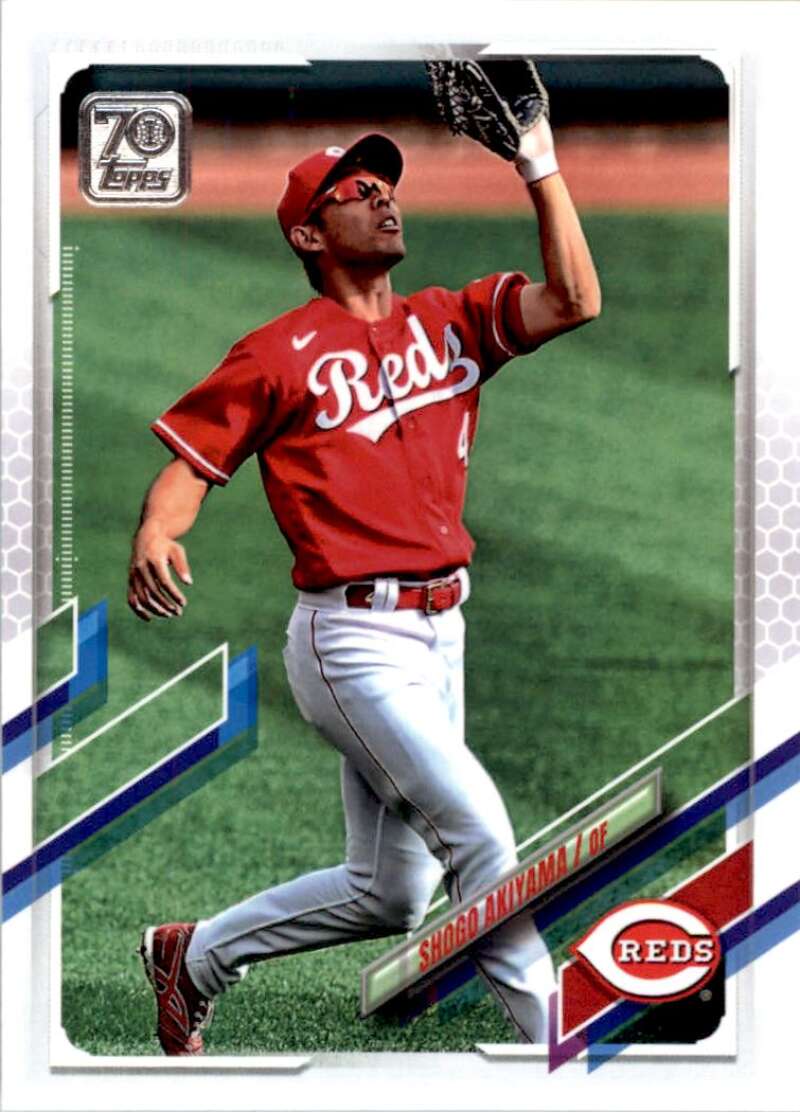 2021 Topps Baseball  #647 Shogo Akiyama  Cincinnati Reds  Image 1