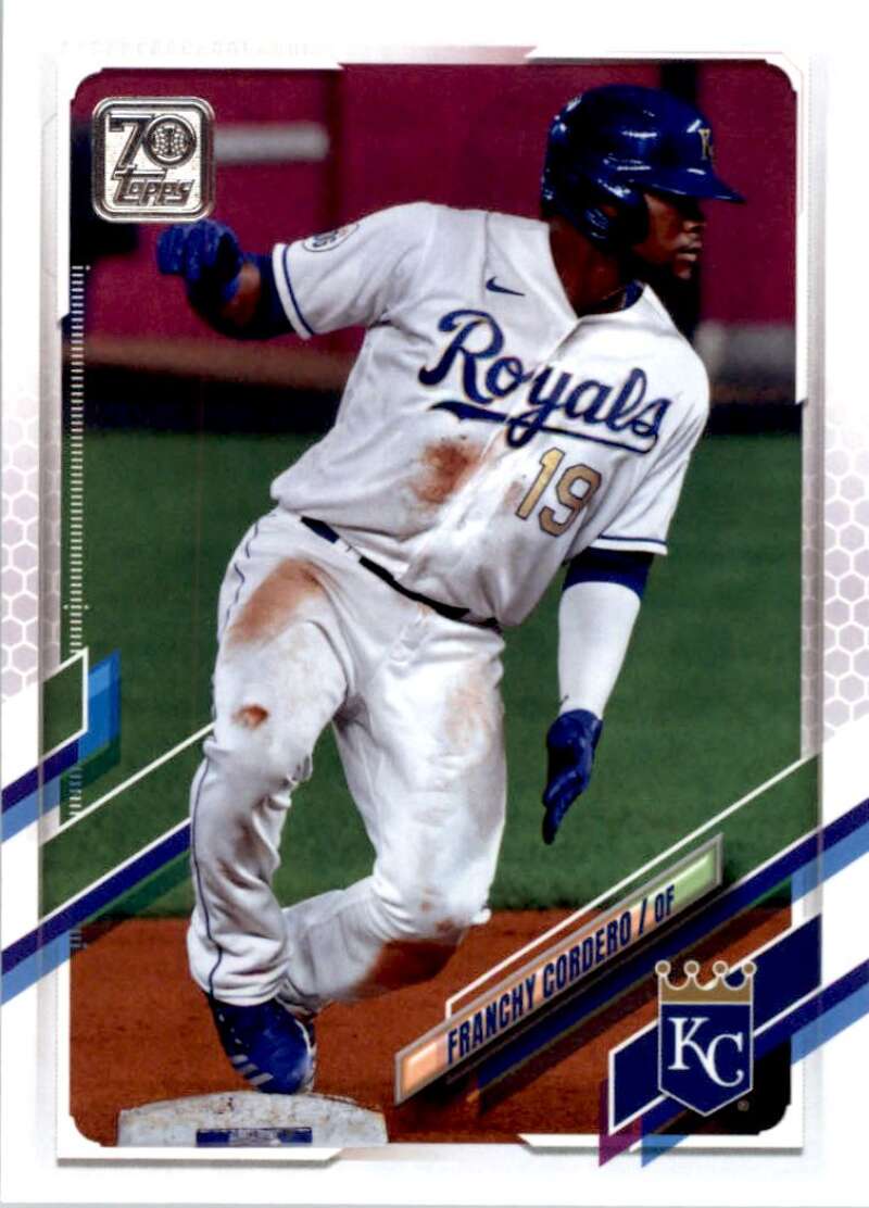 2021 Topps Baseball  #648 Franchy Cordero  Kansas City Royals  Image 1