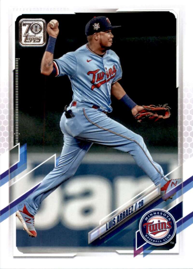 2021 Topps Baseball  #649 Luis Arraez  Minnesota Twins  Image 1