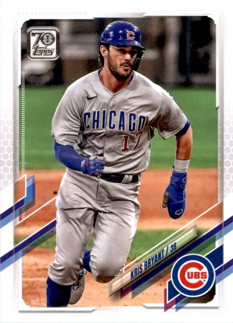 2021 Topps Baseball  #660 Kris Bryant  Chicago Cubs  Image 1