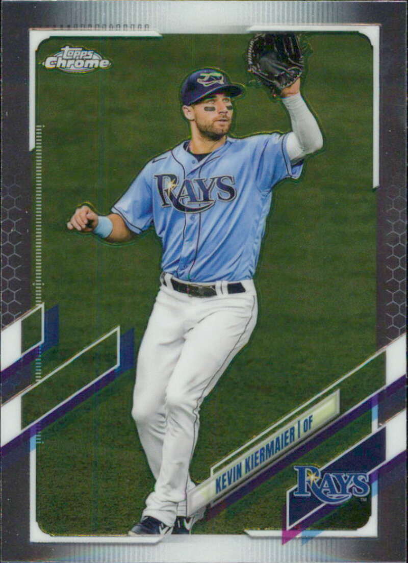 2021 Topps Chrome #38 Kevin Kiermaier  Tampa Bay Rays  V91700 Image 1