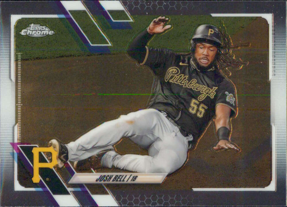2021 Topps Chrome #68 Josh Bell  Pittsburgh Pirates  V91707 Image 1