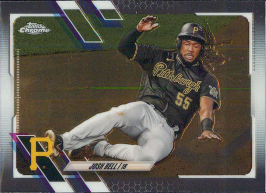 2021 Topps Chrome #68 Josh Bell  Pittsburgh Pirates  V91707 Image 1