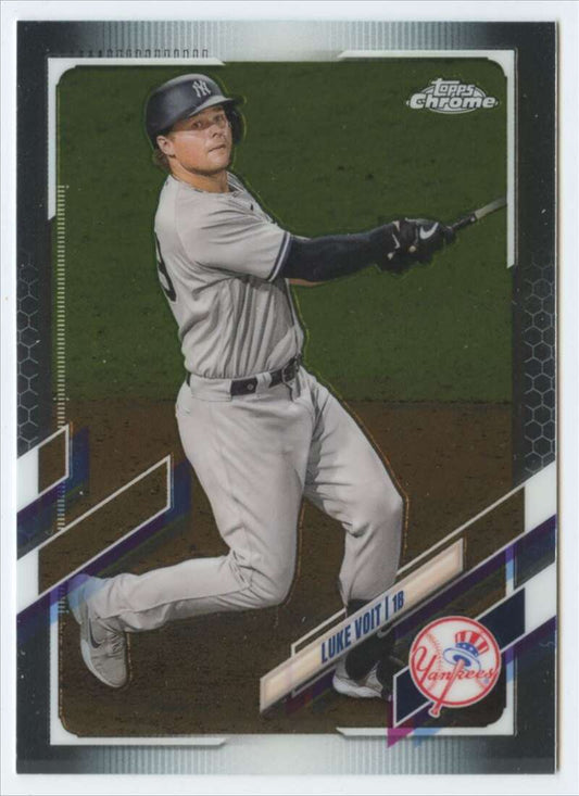 2021 Topps Chrome #87 Luke Voit  New York Yankees  V91711 Image 1