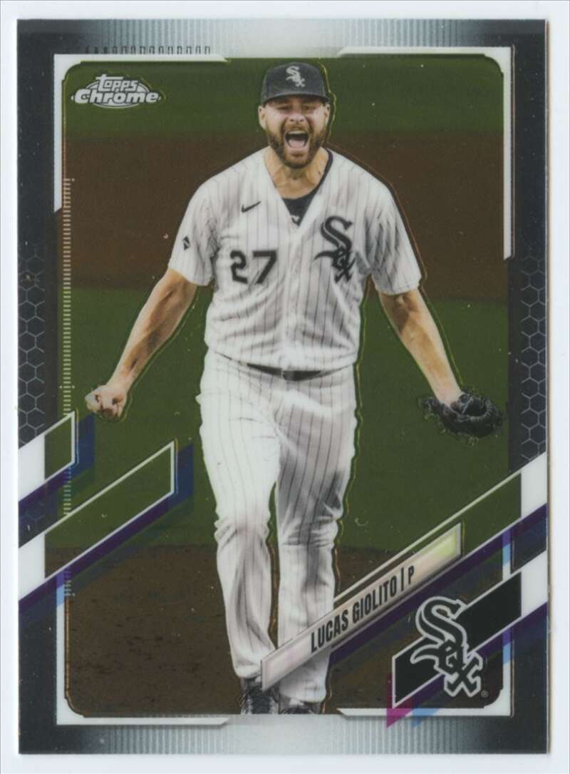 2021 Topps Chrome #163 Lucas Giolito  Chicago White Sox  V91726 Image 1