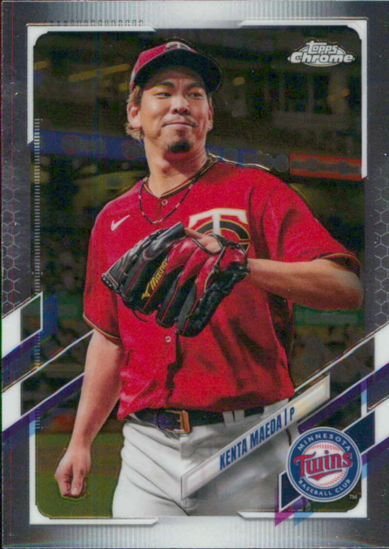 2021 Topps Chrome #171 Kenta Maeda  Minnesota Twins  V91728 Image 1