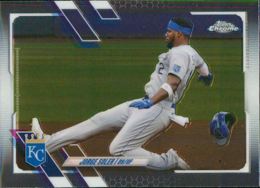 2021 Topps Chrome #210 Jorge Soler  Kansas City Royals  V91738 Image 1