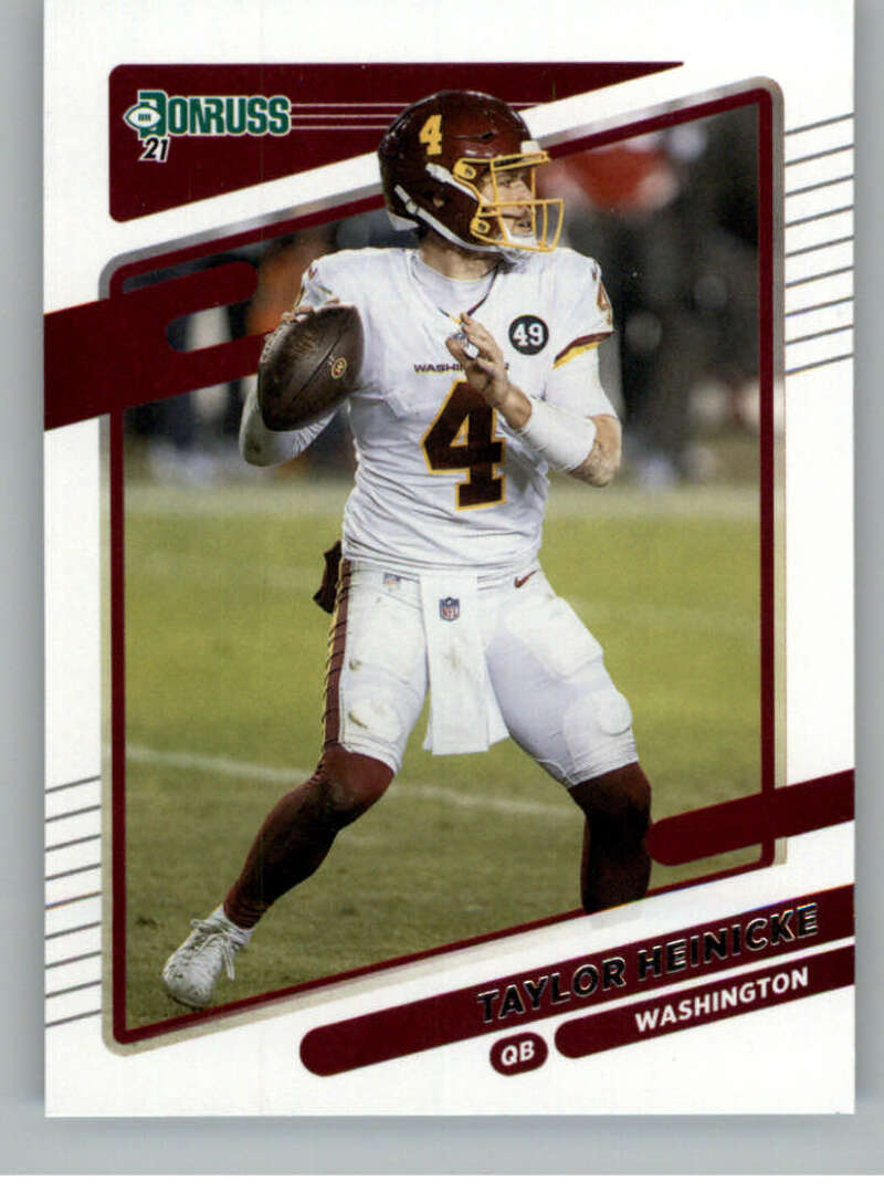 2021 Donruss #3 Taylor Heinicke  Washington Football Team  V88751 Image 1