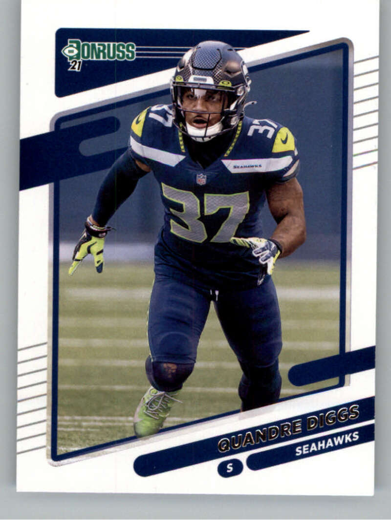 2021 Donruss #33 Quandre Diggs  Seattle Seahawks  V88778 Image 1