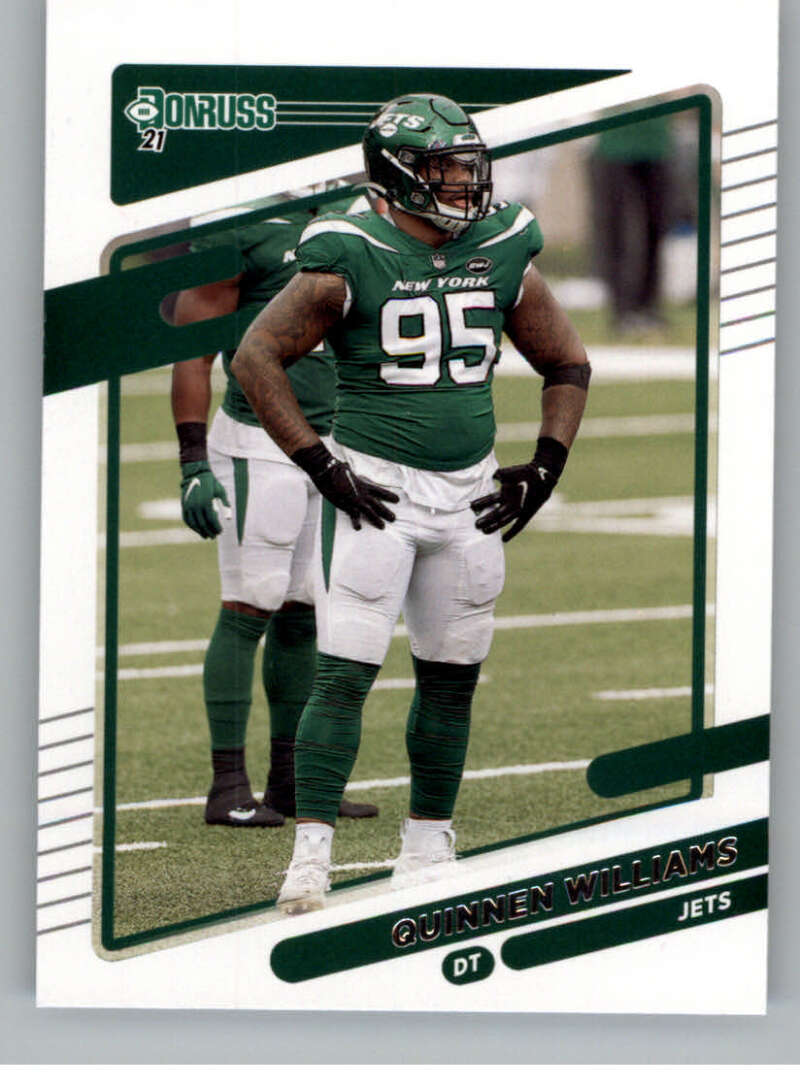 2021 Donruss #41 Quinnen Williams  New York Jets  V88783 Image 1