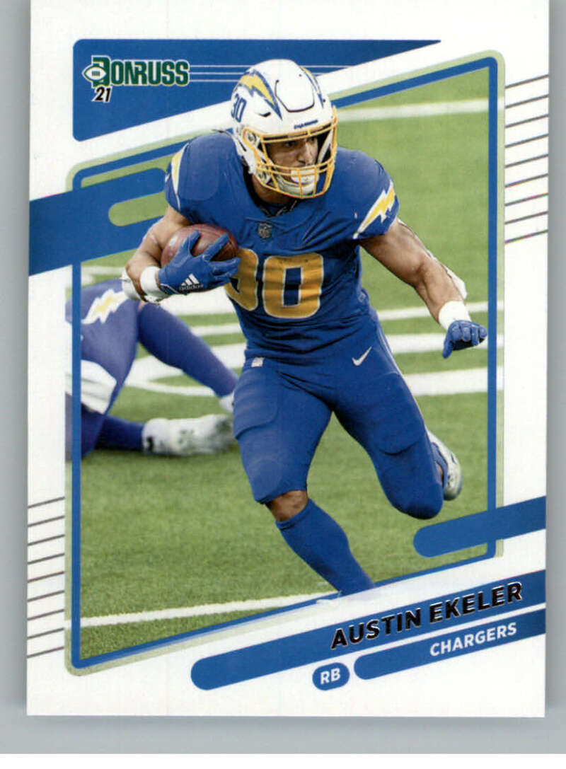 2021 Donruss #72 Austin Ekeler  Los Angeles Chargers  V88805 Image 1