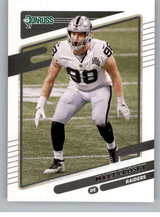 2021 Donruss #87 Maxx Crosby  Las Vegas Raiders  V88812 Image 1