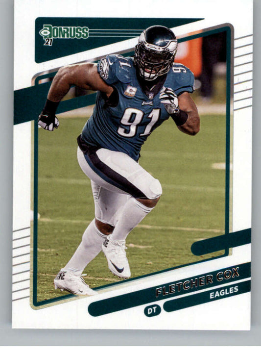 2021 Donruss #115 Fletcher Cox  Philadelphia Eagles  V88839 Image 1