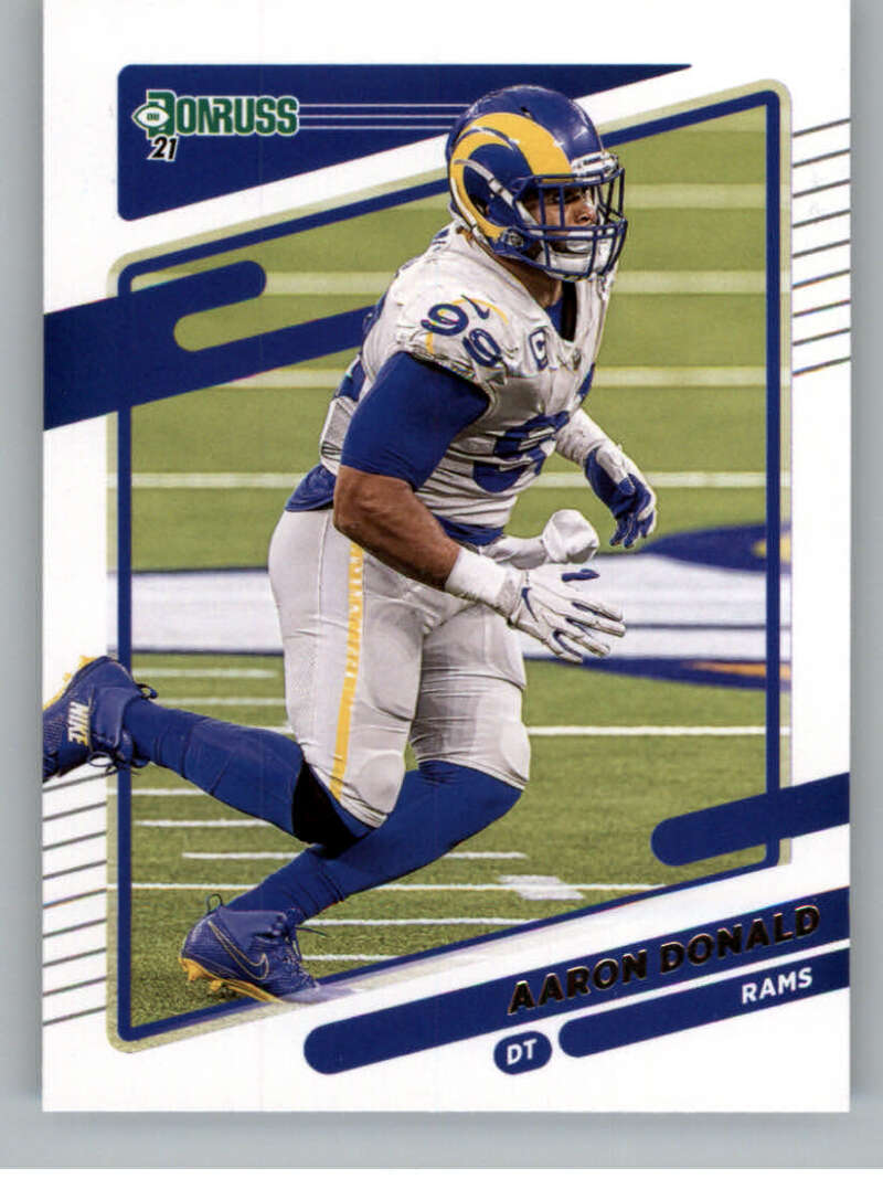 2021 Donruss #140 Aaron Donald  Los Angeles Rams  V88867 Image 1