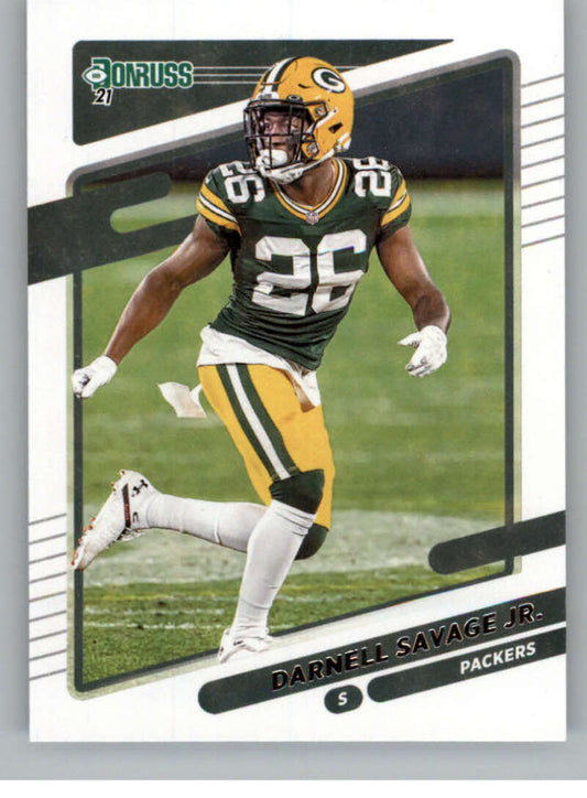 2021 Donruss #161 Darnell Savage Jr.  Green Bay Packers  V88886 Image 1