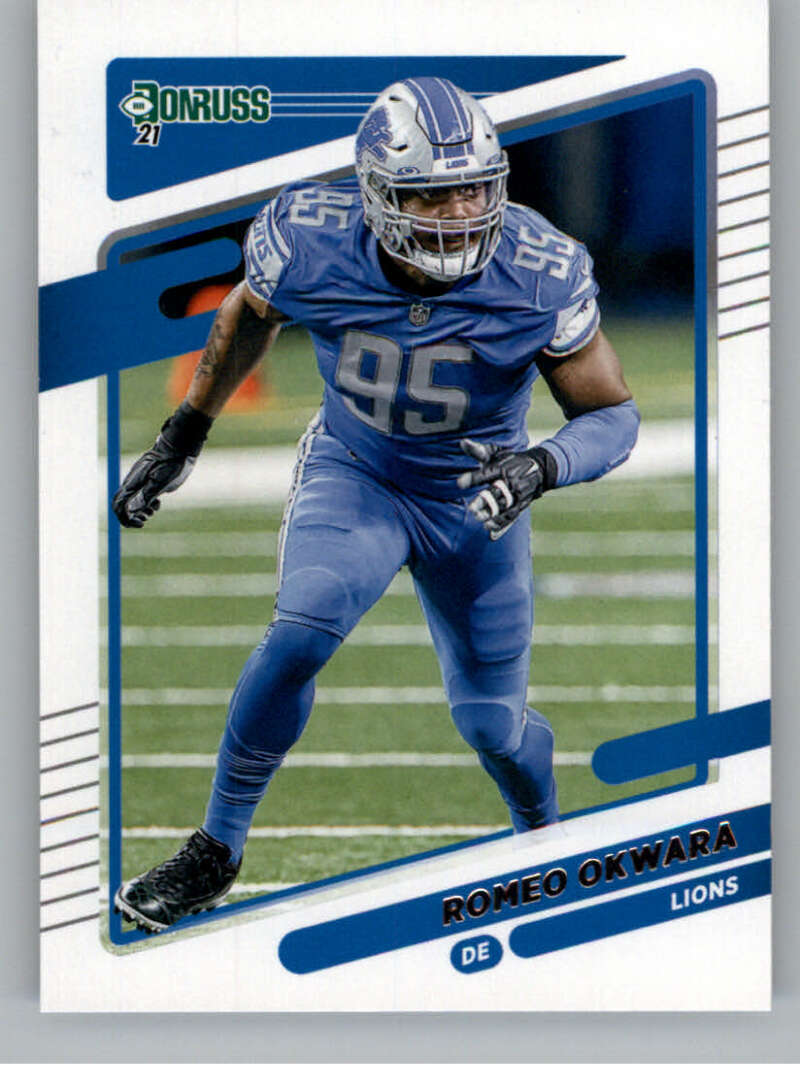 2021 Donruss #178 Romeo Okwara  Detroit Lions  V88903 Image 1