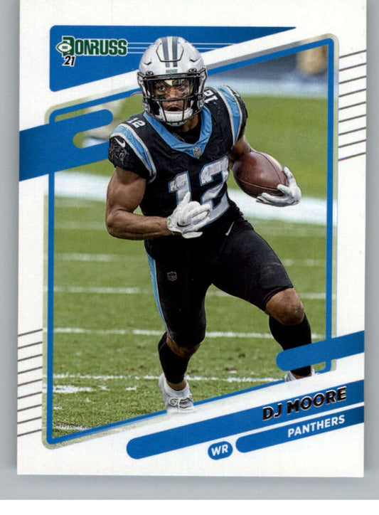 2021 Donruss #220 DJ Moore  Carolina Panthers  V88938 Image 1