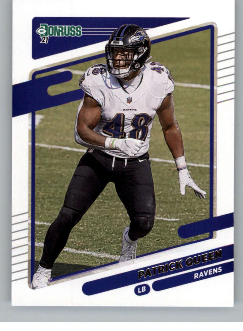 2021 Donruss #242 Patrick Queen  Baltimore Ravens  V88951 Image 1