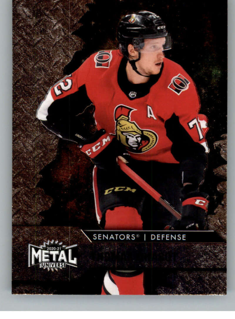 2020-21 Skybox Metal Universe #58 Thomas Chabot  Ottawa Senators  V86320 Image 1