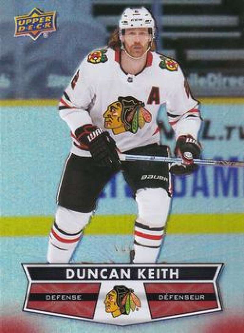 2021-22 Upper Deck Tim Hortons #2 Duncan Keith Hockey Chicago Blackhawks  Image 1