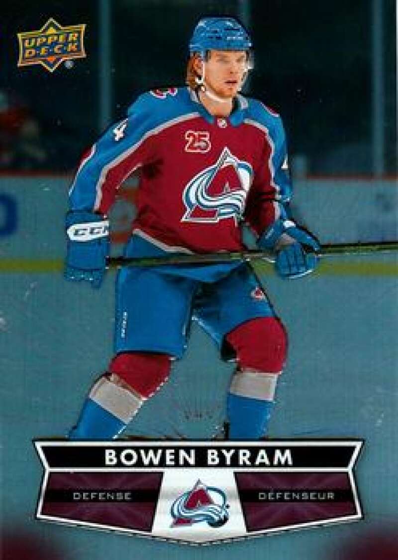 2021-22 Upper Deck Tim Hortons #4 Bowen Byram Hockey Colorado Avalanche  Image 1