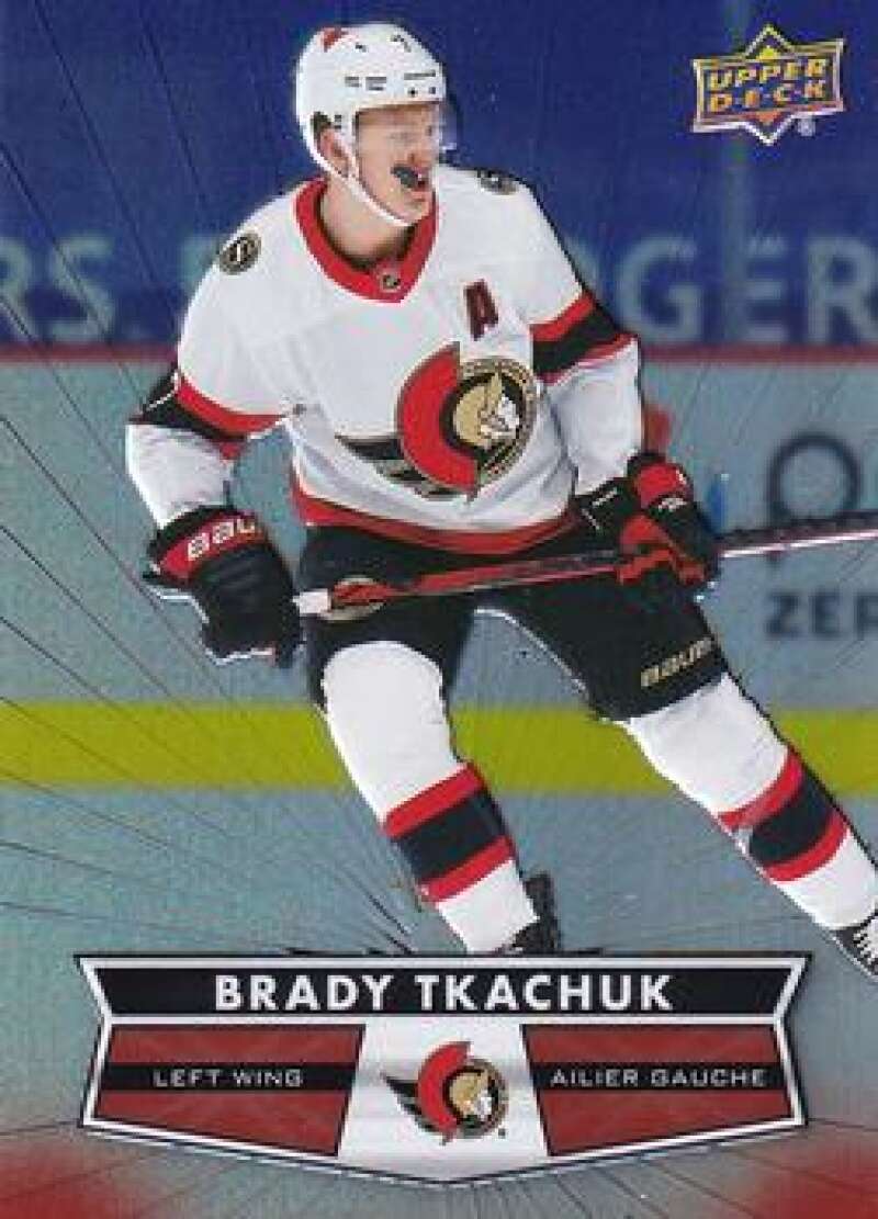 2021-22 Upper Deck Tim Hortons #7 Brady Tkachuk Hockey Ottawa Senators  Image 1