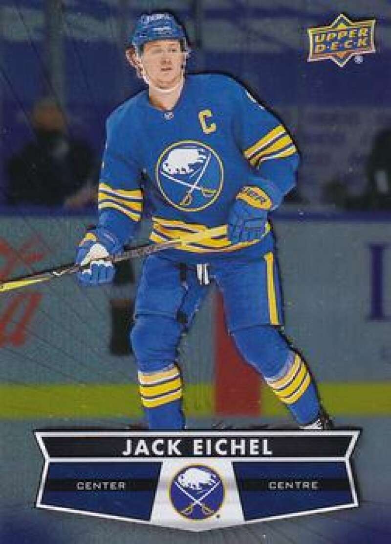 2021-22 Upper Deck Tim Hortons #9 Jack Eichel Hockey Buffalo Sabres  Image 1