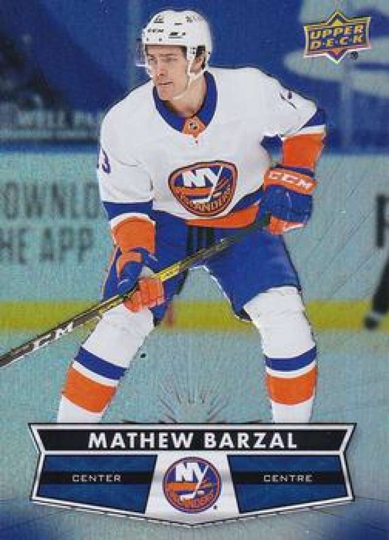 2021-22 Upper Deck Tim Hortons #13 Mathew Barzal Hockey New York Islanders  Image 1