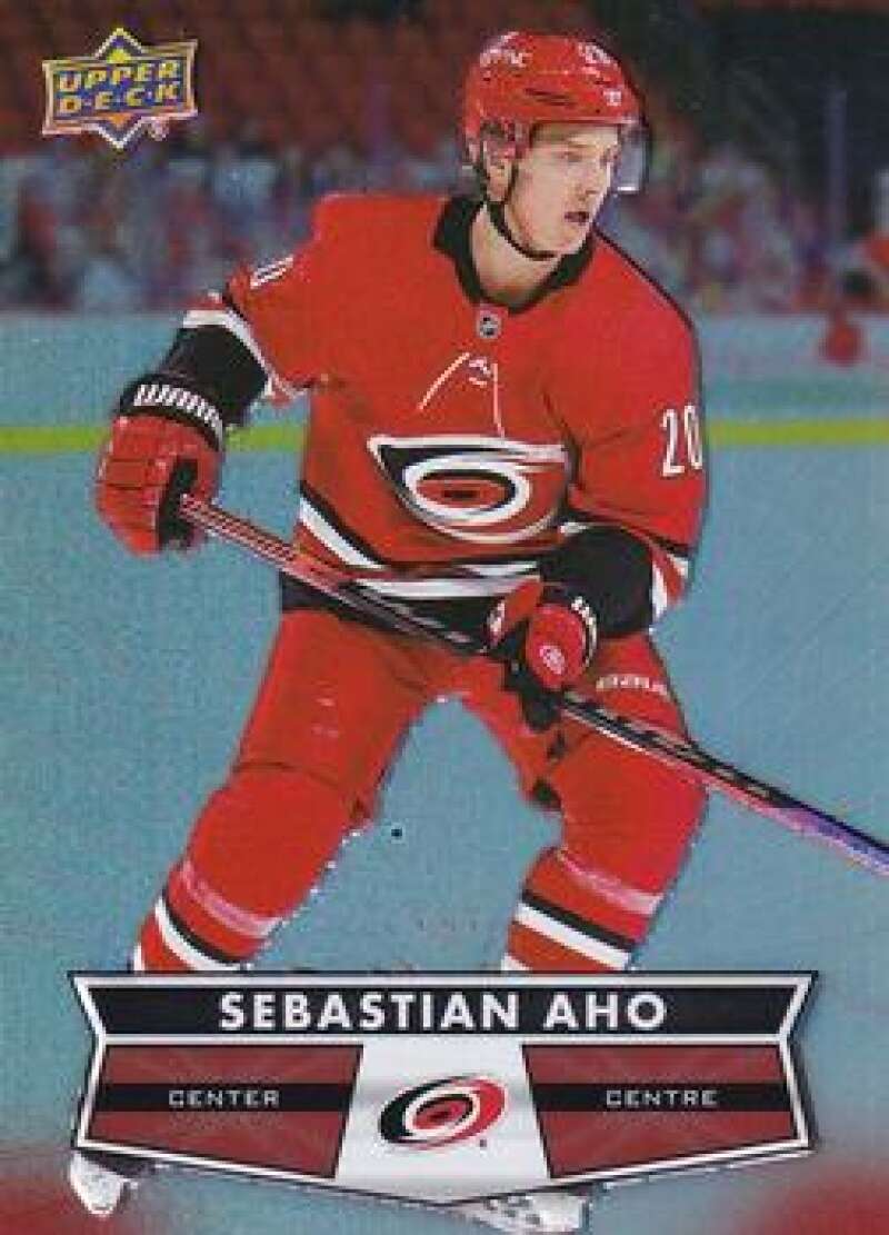 2021-22 Upper Deck Tim Hortons #20 Sebastian Aho Hockey Carolina Hurricanes  Image 1