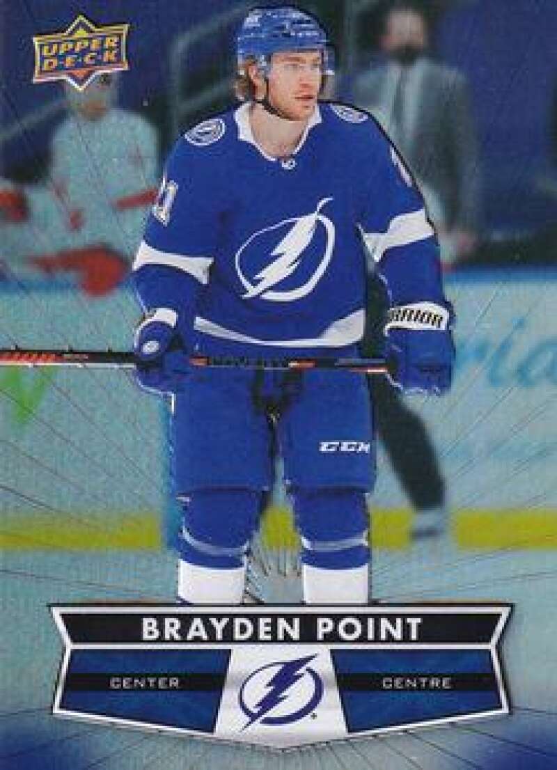 2021-22 Upper Deck Tim Hortons #21 Brayden Point Hockey Tampa Bay Lightning  Image 1