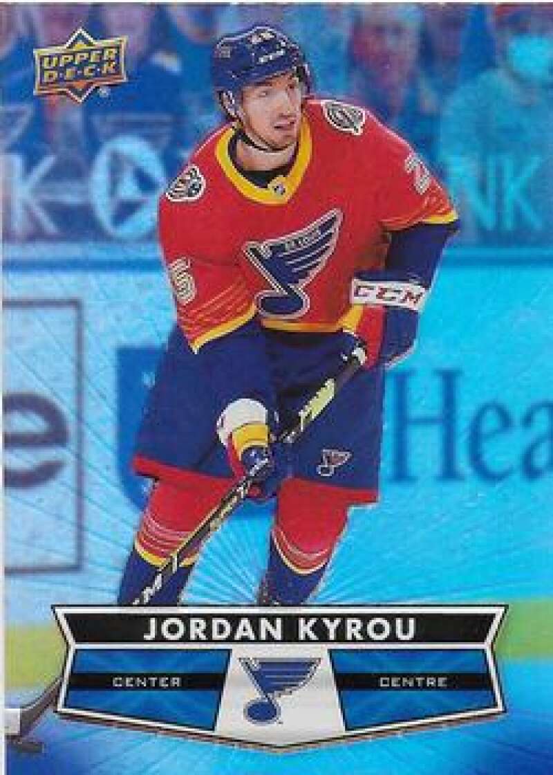 2021-22 Upper Deck Tim Hortons #25 Jordan Kyrou Hockey St. Louis Blues  Image 1