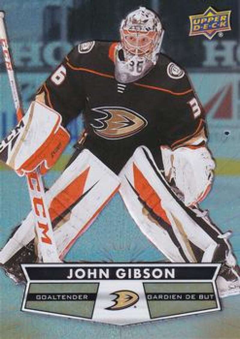 2021-22 Upper Deck Tim Hortons #36 John Gibson Hockey Anaheim Ducks  Image 1