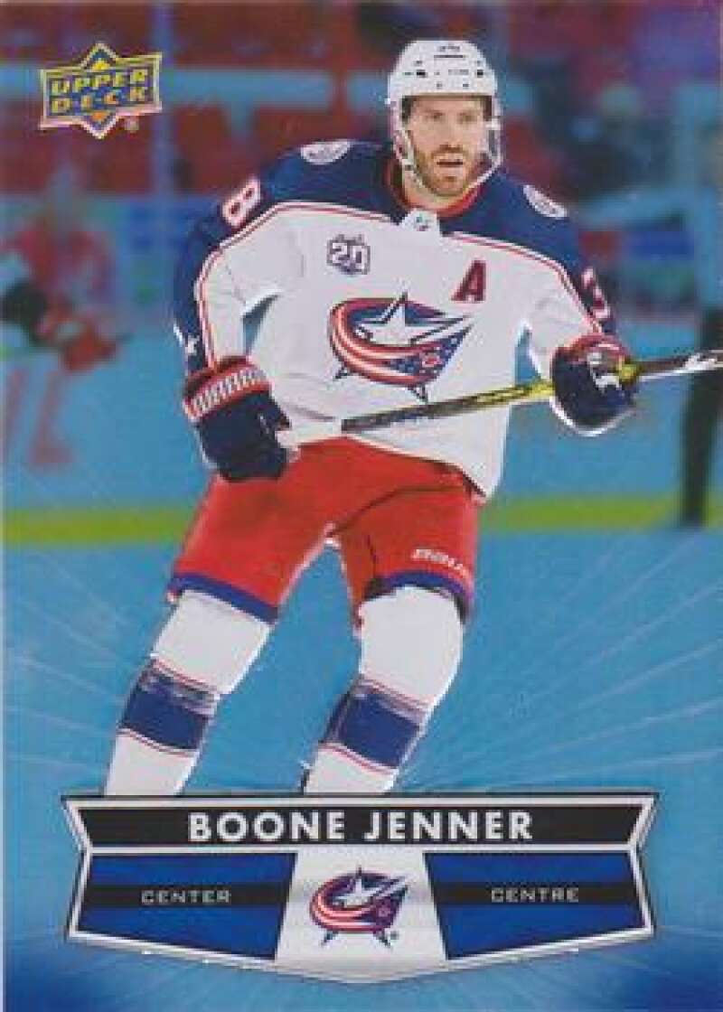 2021-22 Upper Deck Tim Hortons #38 Boone Jenner Hockey Columbus Blue Jackets  Image 1