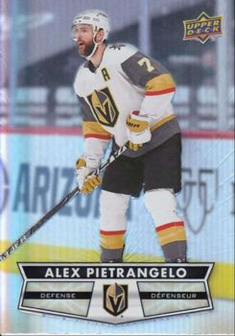 2021-22 Upper Deck Tim Hortons #42 Alex Pietrangelo Hockey Vegas Golden Knights  Image 1