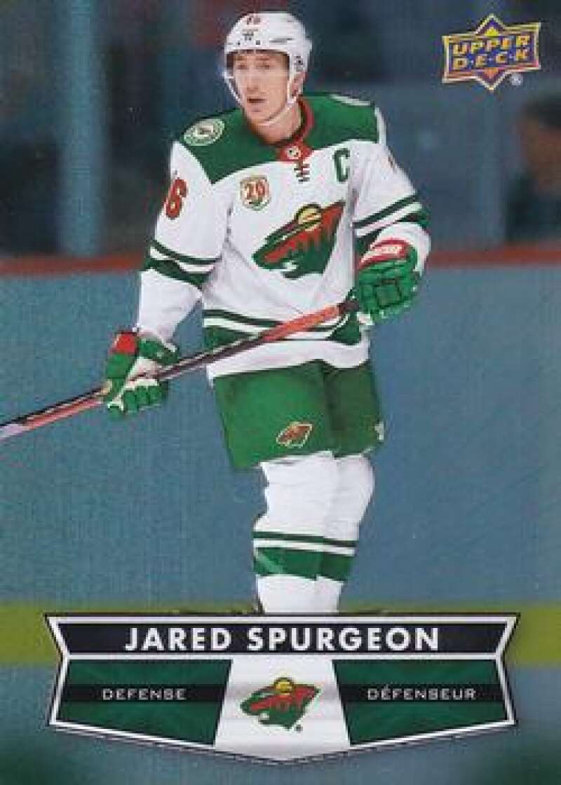 2021-22 Upper Deck Tim Hortons #46 Jared Spurgeon Hockey Minnesota Wild  Image 1