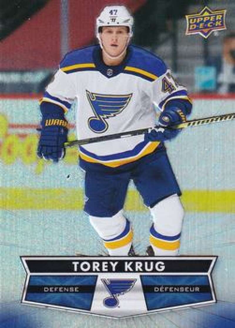 2021-22 Upper Deck Tim Hortons #47 Torey Krug Hockey St. Louis Blues  Image 1