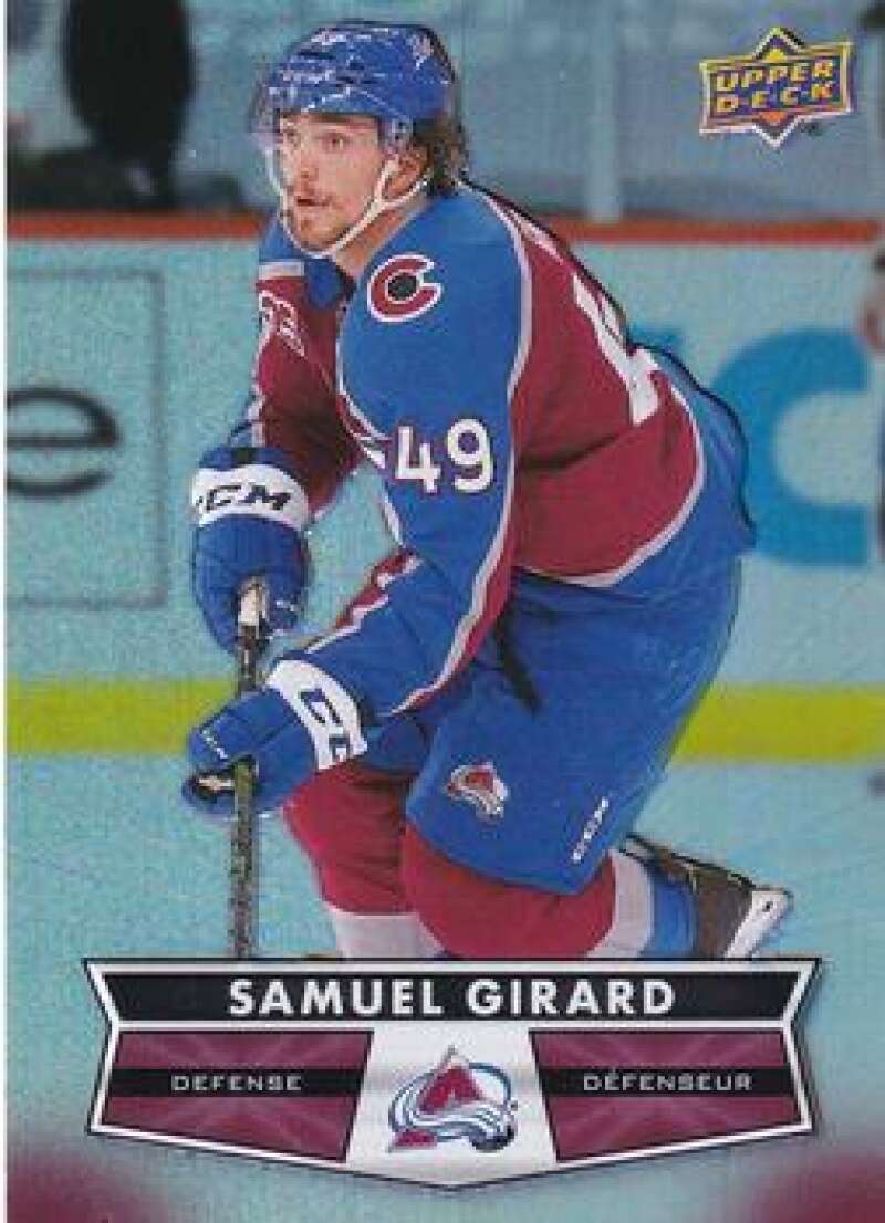 2021-22 Upper Deck Tim Hortons #49 Samuel Girard Hockey Colorado Avalanche  Image 1